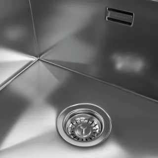 Мойка кухонная Reflexion Como 54-SS RX2054SS полированная сталь